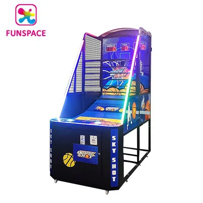 Peiriant Gêm Pêl-fasged Funspace Saethu Peiriant Gêm Arcêd